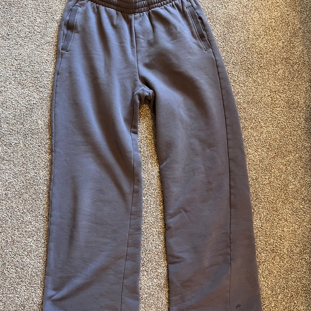 Athleta Girl Gray/Purple Sweatpants